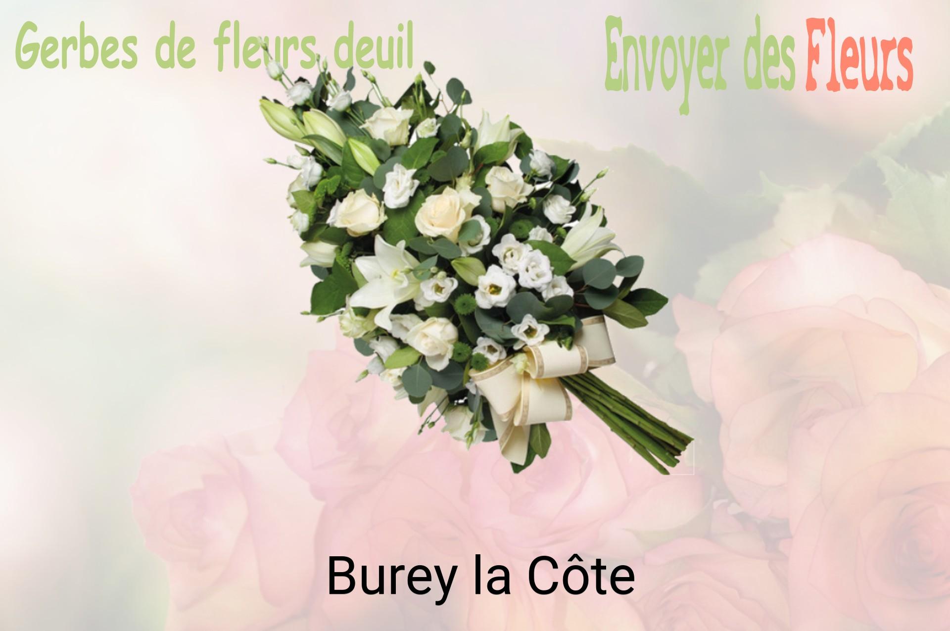Gerbe de fleurs de deuil livrée à Burey-la-Côte